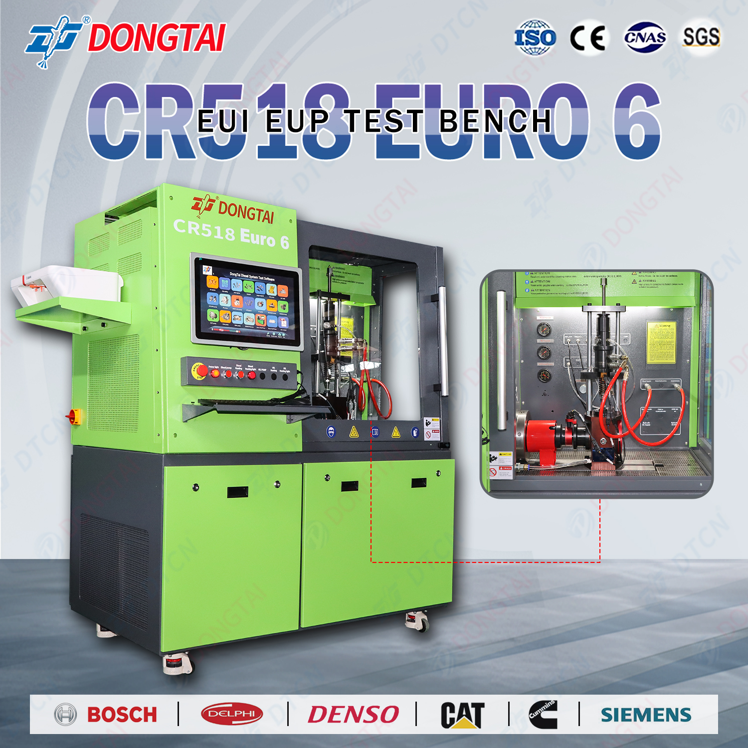 CR518 EURO6 CRI CRP HEUI EUI EUP TEST BENCH